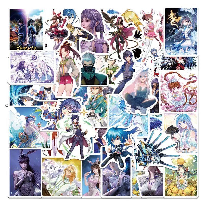 

10/30/50PCS New Douluo Continent Sticker Pack Cartoon Creative Anime Kids Luggage TableCar Chair Decoration Waterproof Wholesale