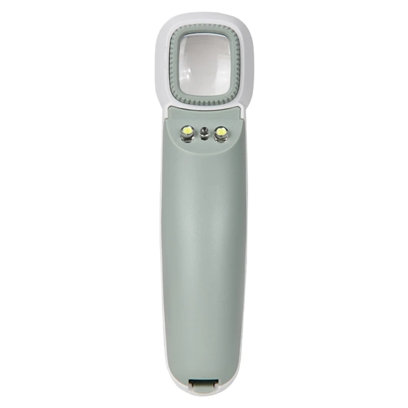 Прецизионная ручная лупа с 3 светодиодами удобная для чтения пожилых людей