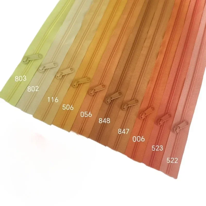 50 м/лот 5RC цветная непрерывная Ykk нейлоновая катушка на молнии цепочка косметичка