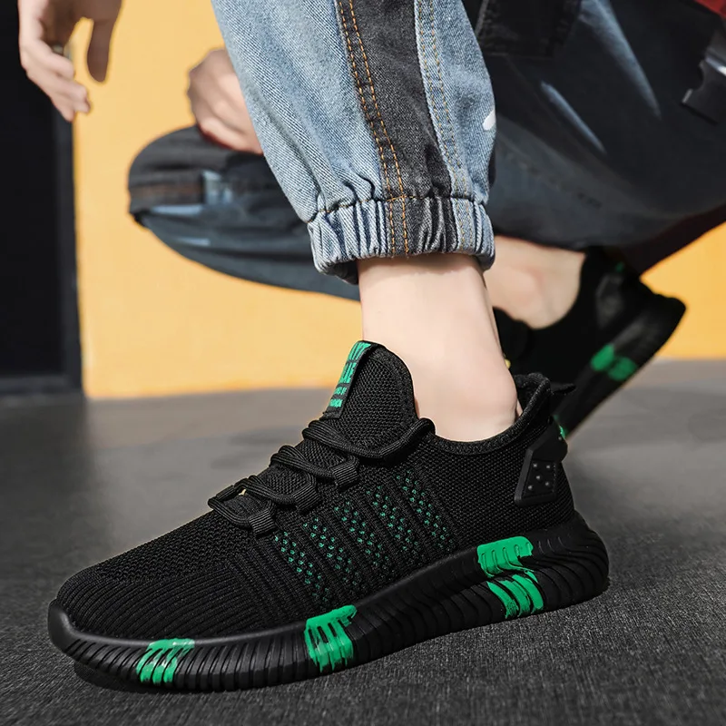 New Outdoor Sport Men Shoes Lightweight Running Sneakers for Men Comfortable Walking Tenis Shoes Male Fitness Athletic Sneakers