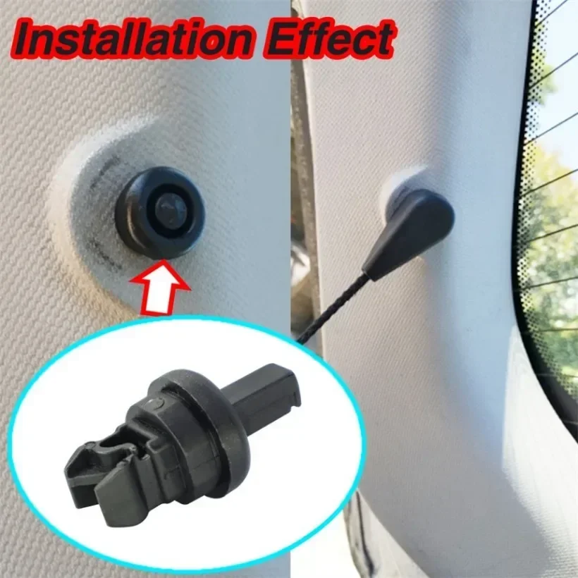 Фото ДляFIT Renault Creole Megana Scenic Laguna Modus MK1 MK2 MK3 1 2 3 4 Задний багажник Полка для посылки Держатель хрестака 7705099001 4 шт. №3