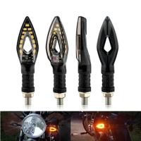 2pcs motorcycle led turn signal light indicators light 2835 led 13smd flowing flashers lighting for moto scooter atv accessories