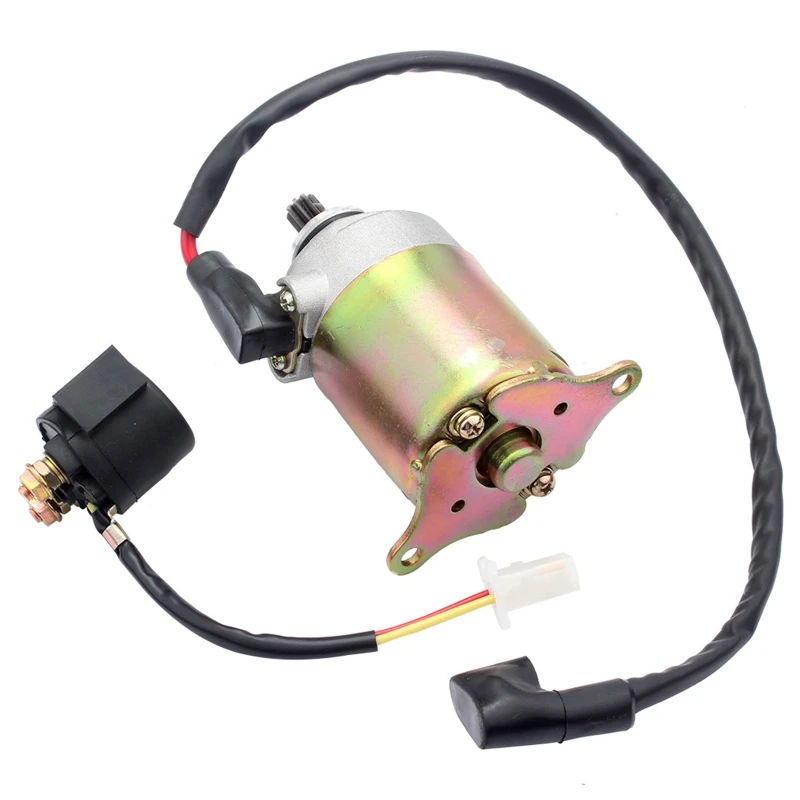 

517B 9 Teeth Starter Motor for GY6 Yerf Dog 150cc Go Karts 125cc Taotao Scooter ATV Moped Quad 4 Wheeler