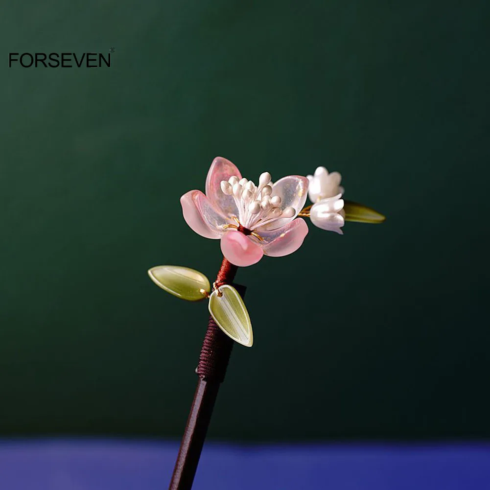 Ретро Цветочная заколка для волос Magnolias заколки и зажимы в китайском стиле женщин