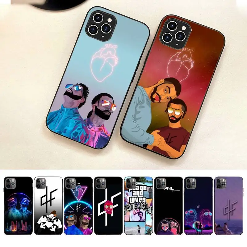 

France PNL QLF Rapper Phone Case For Iphone 7 8 Plus X Xr Xs 11 12 13 14 Se2020 Mini Pro Max Case