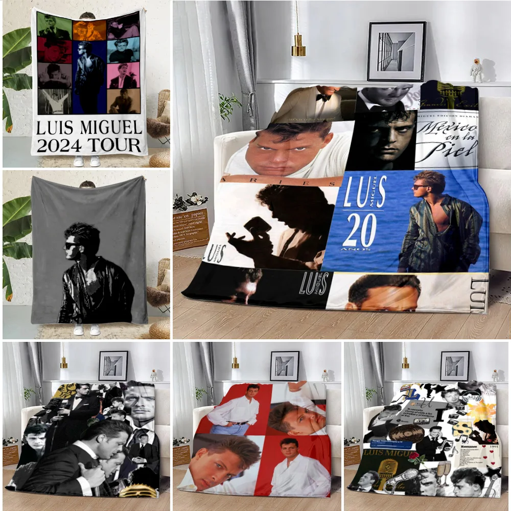 Одеяло с принтом Луиса Мигеля одеяла для пикника теплое одеяло мягкое и удобное