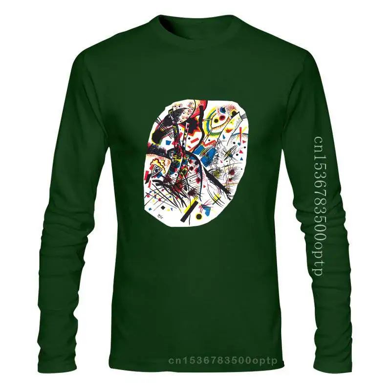 

Мужская одежда, новинка, Мужская футболка Kandinsky, вдохновленные подарки для изобразительного искусства, футболка с надписью W Artist, маленькие ...