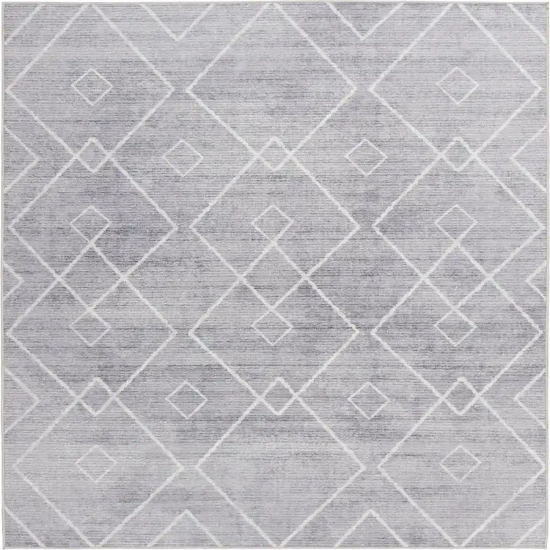 

Machine Washable Area Rug, Gray, 5'x7' Home Long rug Home decor luxury modern design Living room rug extra large Carpet Tapetes