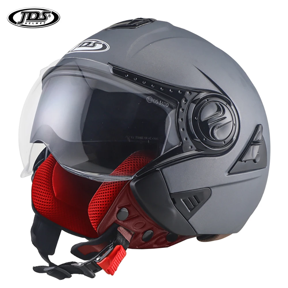 Summer Motorcycle Double Lens Moto Helmet Open Face Motorcycle Racing Off Road Helmet Casco Moto Capacete Casque Helmet enlarge