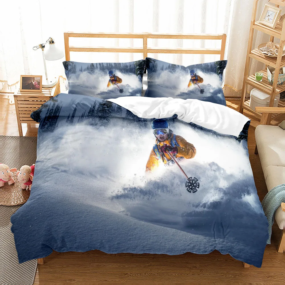 

Комплект постельного белья с пододеяльником для горных лыж