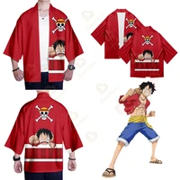anime one piece luffy ace trafalgar law corazon cosplay costume coat uniform cloak tops kimono shirt unisex clothing