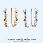 Автоклав 2021 тенденция 100% 925 стерлингового серебра серьги для женщин крюк геометрические пирсинг Pendiente альпинист европейские ювелирные изделия 925 W5