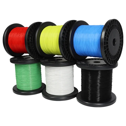 5~500m 40AWG UL10064 FEP Wires PTFE Plastic Insulation Ultra Fine Micro Litz Line High Conductivity Tinned Copper Soldering Wire