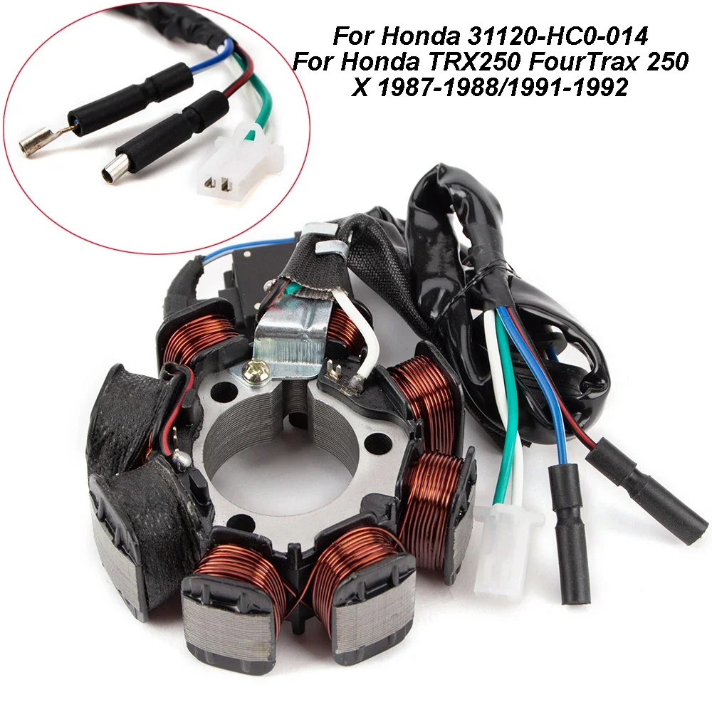 

Motorcycle Generation Magneto Stator Coil 31120-HC0-014 For Honda TRX250 FourTrax 250 X 1987 1988 1991 1992