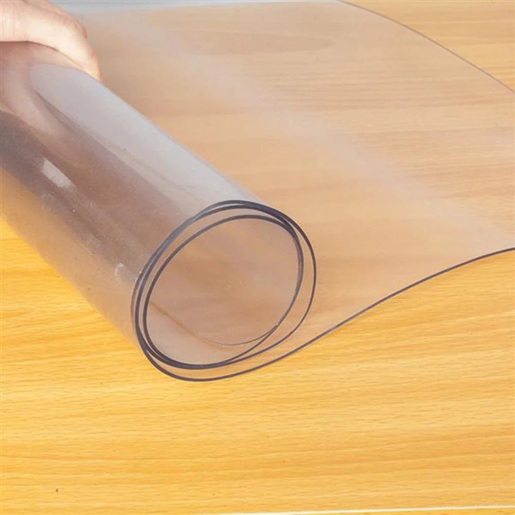 

Pvc Matte Household Protection Mat For Floor Chair Transparent Frosted Surface Increases Friction And Avoids Slippage