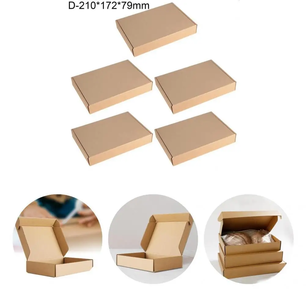 

Картонная специальная Штабелируемая упаковочная коробка, Экологически чистая картонная коробка, Пыленепроницаемая для подарка, 5 шт.