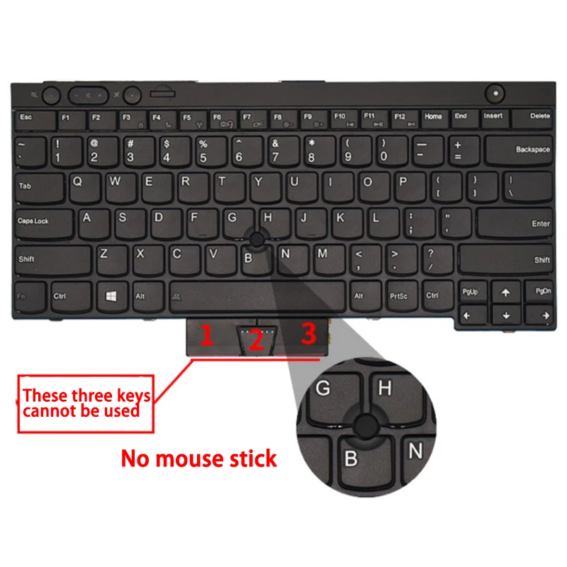 Новая клавиатура для ноутбука Lenovo ThinkPad T430 T430I T430S T530 W530 X230 X230I X230T L430 L530 США 04X1315