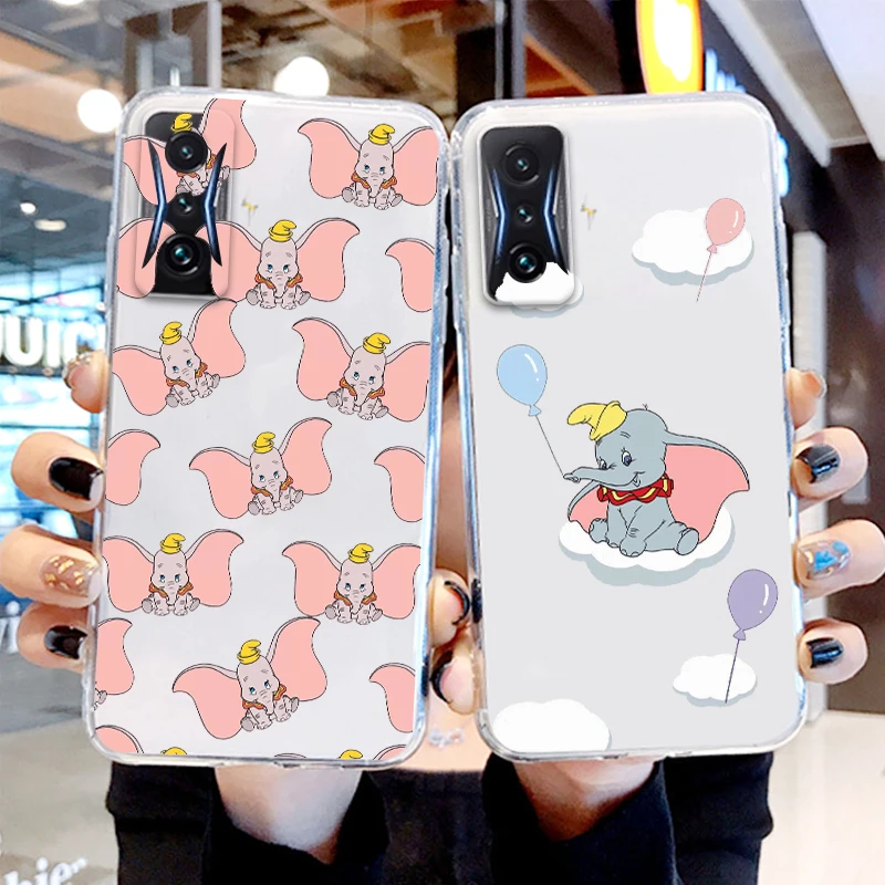 

Disney Dumbo Cute Cool For Xiaomi Redmi K50 K40 Gaming A1 11 Prime 10 10C 9AT 9A 9C 9T 8 7A 6A 5 4X 5G Transparent Cover