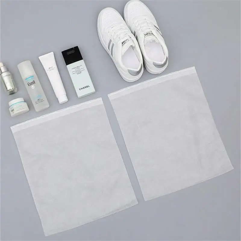 

10pcs Non-woven Shoes Anti-yellow Drying Bag Travel Drawstring Shoes Boots Storage Bag Student Bag Moisture-proof Dust-proof Bag