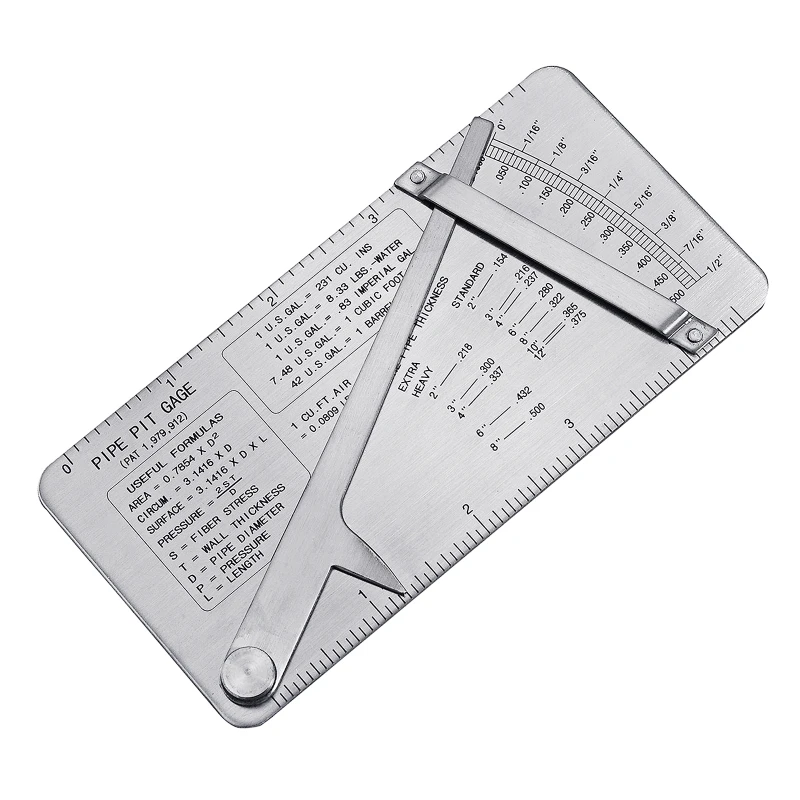 

Stainless Pit Gage Welding Gauge for Measuring Wall Thickness of Pipe