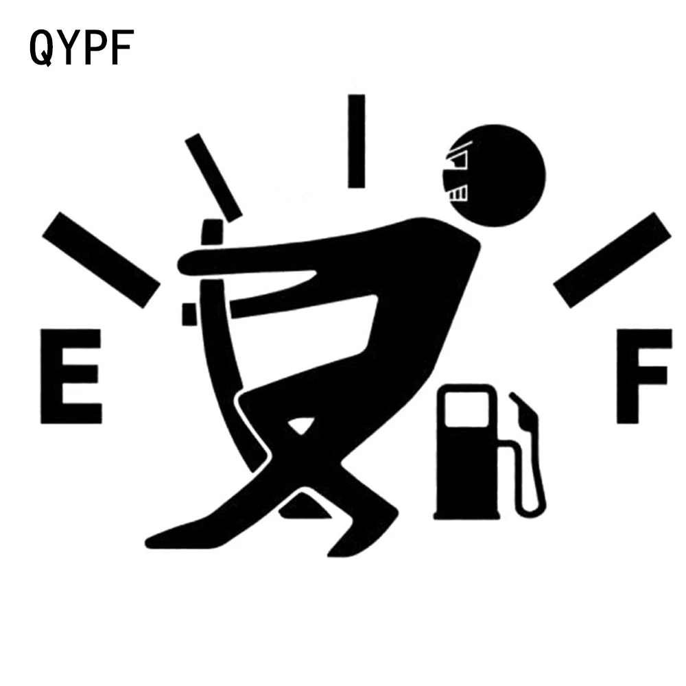QYPF высокая потребление газа наклейка топливный датчик пустые наклейки забавные