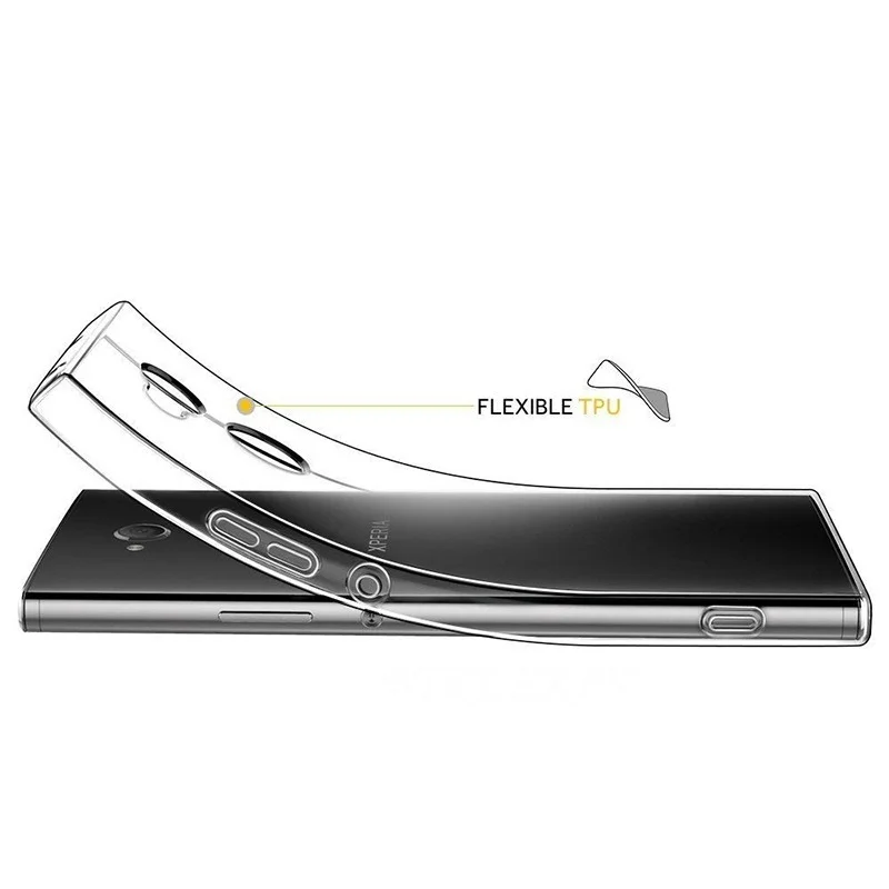 Мягкий прозрачный силиконовый чехол для Sony Xperia 5 III 10 IV Lite Pro-I 1 XZ4 XZ3 XZ1 XZ2 Compact XZ Premium