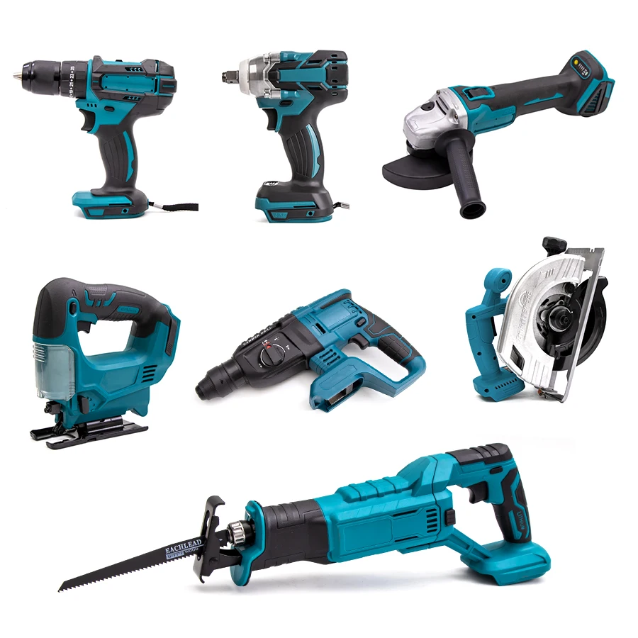 cordless brushless hammer drill impact screw driver cordless power tools set combo