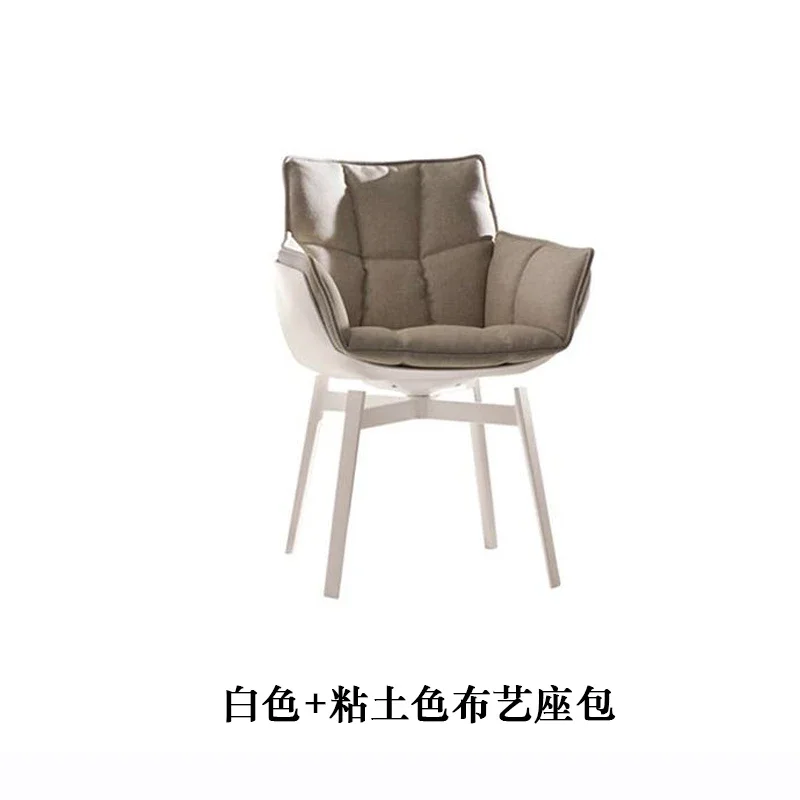 

TLL светильник роскошный обеденный стул с рисовой шелушкой, итальянский минималистичный вращающийся настольный стул
