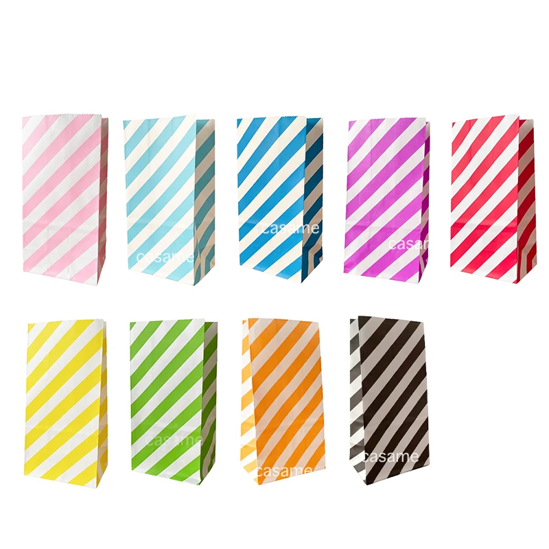 

25/50 шт. бумажные пакеты для конфет, упаковка для пищевых продуктов, бумажный пакет, подарочные пакеты, детский душ, день рождения, свадьба, украшения, бумажные пакеты для рукоделия