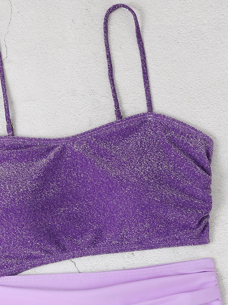 Circyy цельный купальник женский сексуальный блестящий купальный костюм лоскутное