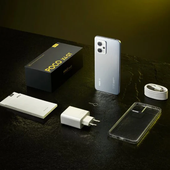 Tanie POCO X4 GT 5G 8GB 256GB 128GB Wersja Globalna Smartphone | NFC | Sklep Google Play | Oryginalny Nowy | Zapieczętowany | Towar Z Magazynu