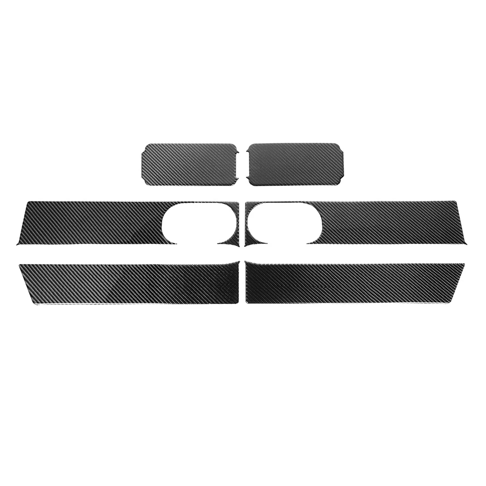 

Car Front Inner Door Cover Trim Sticker Decoration Carbon Fiber for Jeep Wrangler JK 2007-2010 Accessories