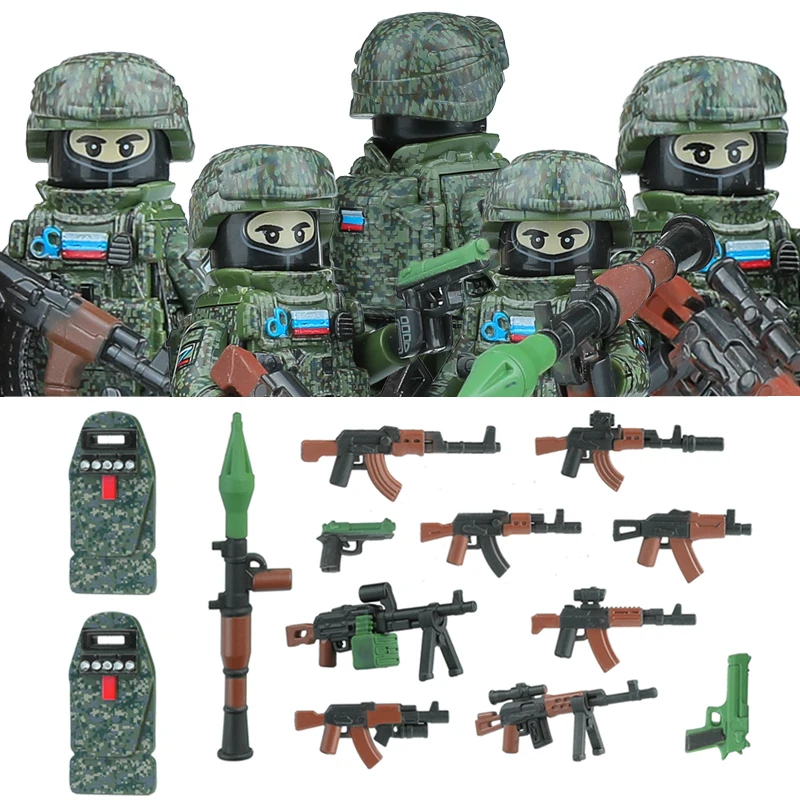 Блочные конструкторы Brangdy спецназ для детей от 6 лет