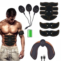 electric ems abdominal muscle stimulator hip trainer usb rechargeable body slimming massager weight loss home fitness equipment