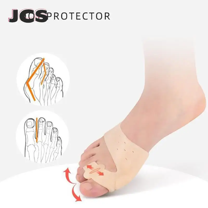 

1 Pair Toe Corrector Valgus for Toe Foot Finger Separator Hallux Valgus Corrector Bunions Corrector Health Care