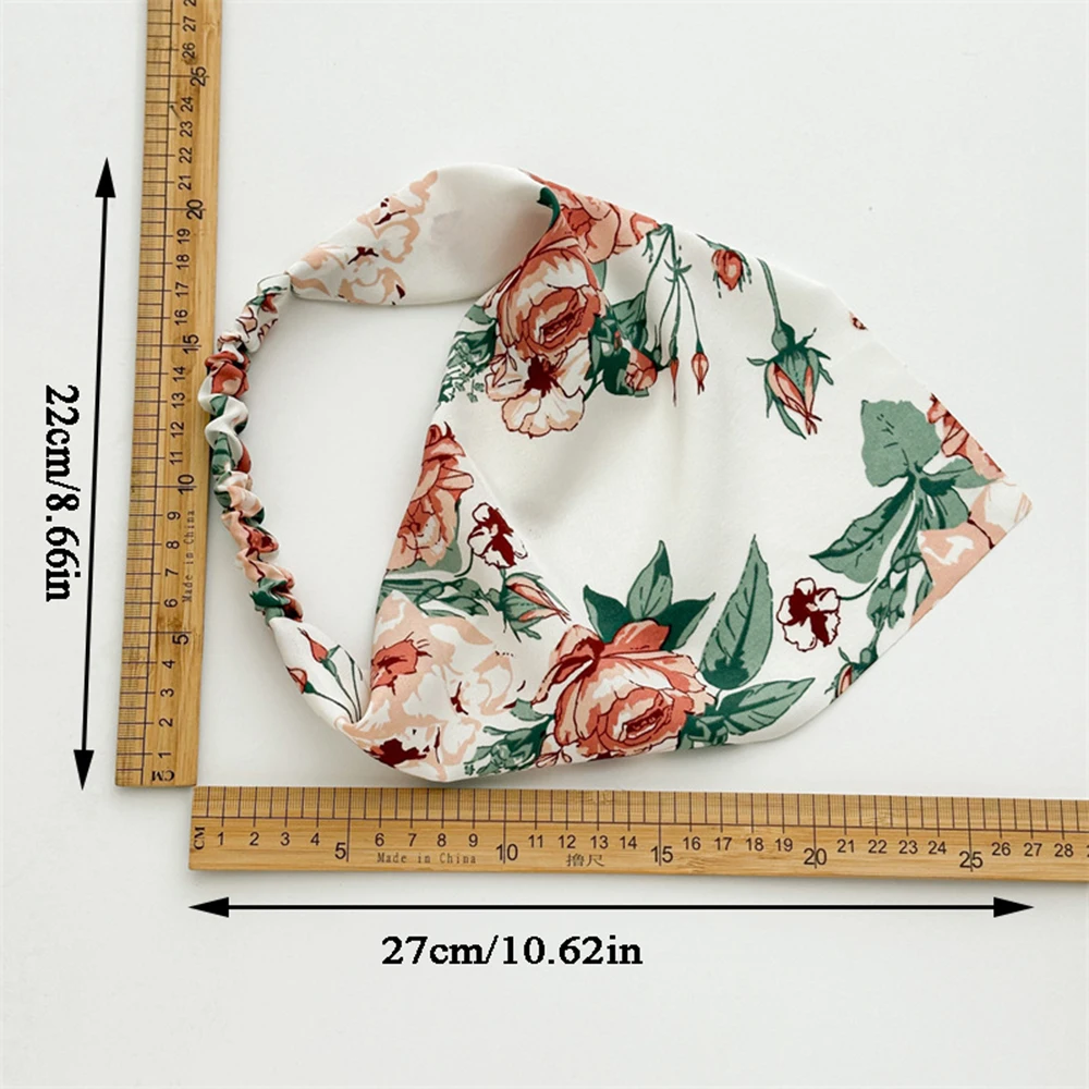 7 шт. винтажная Женская бандана в богемном стиле треугольная Бандана с рисунком