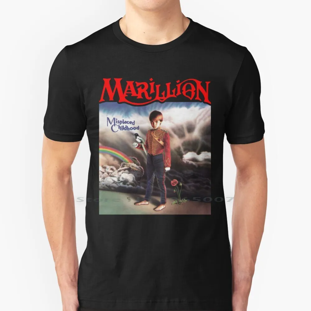 

- Marillion Band T Shirt Cotton 6XL Marillion Band Brithis Post Punk Progressive Fish Steve Hogarth Steve Rothery Mark Kayleigh
