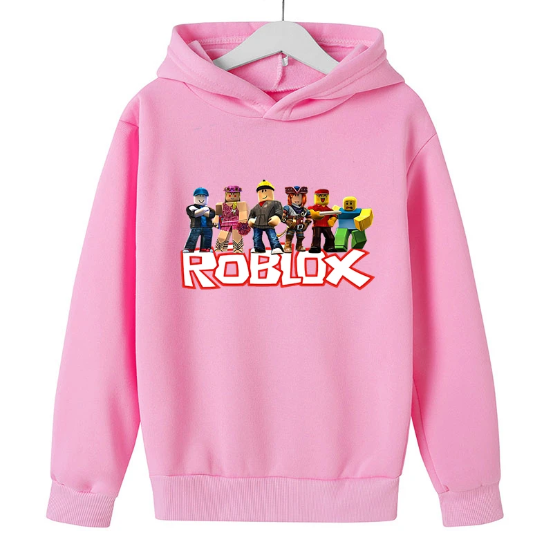 

Boys Funny Robloxing games printed hoodies cartoon long sleeved children's sweatshirts Children Boys tops Children's clothes