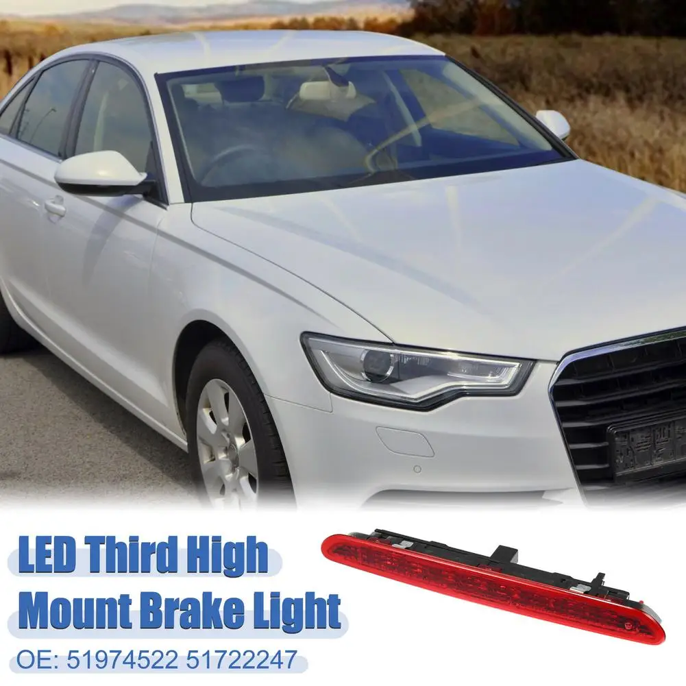 

12v Dc Led Car Brake Light Anti-collision High Brightness Beam Stop Light Compatible For Fiat 51974522