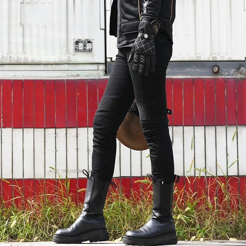 

Новые облегающие джинсы uglybrosJjeans, безопасные и удобные мотоциклетные брюки, женские уличные брюки для верховой езды, съемное защитное снаря...