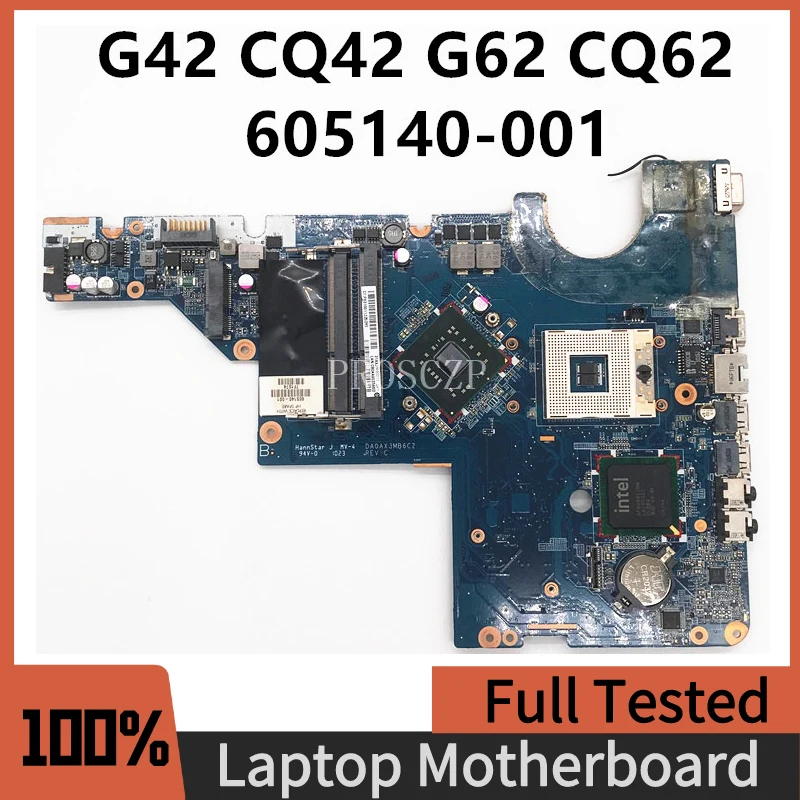 

605140-001 605140-501 605140-601 High Quality Mainboard For G42 CQ42 G62 CQ62 Laptop Motherboard DA0AX3MB6C2 GM45 100% Tested OK