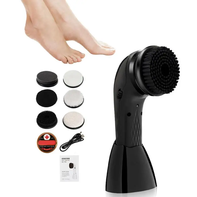 

Handheld Electric Shoe Polisher Multifunctional Shoe Brush Automatic Shoe Polishing Cleaning Machine Chargeable Leather Care