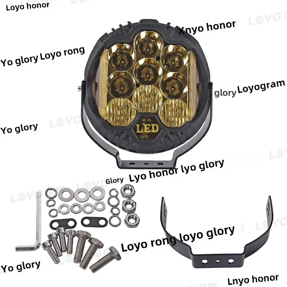 9-дюймовый 120 Вт двухсторонний светящийся рабочий фонарь для модификации