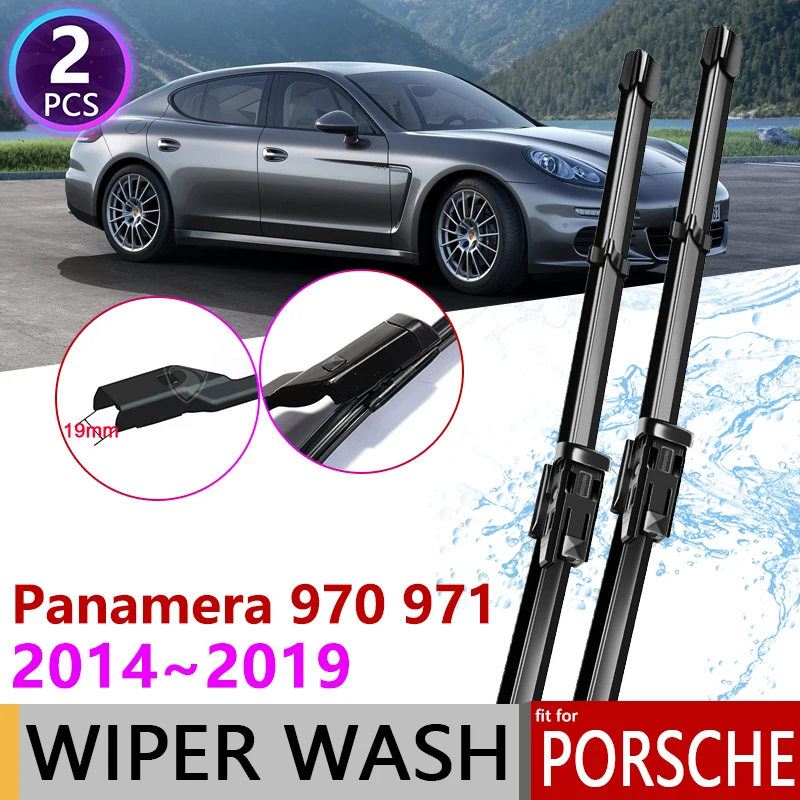 

Щетки стеклоочистителя передние для Porsche Panamera 970 971 2014 2019 ~ 2016 2015 2017 2018