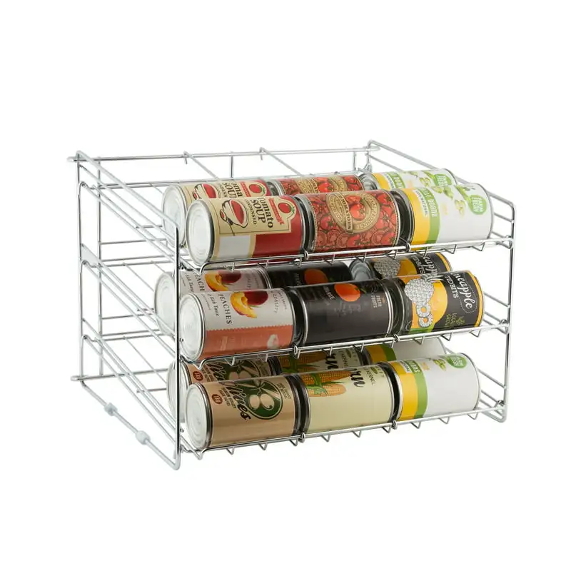

2023 Tier Can Storage Rack in Chrome Storage Organizer free shipping