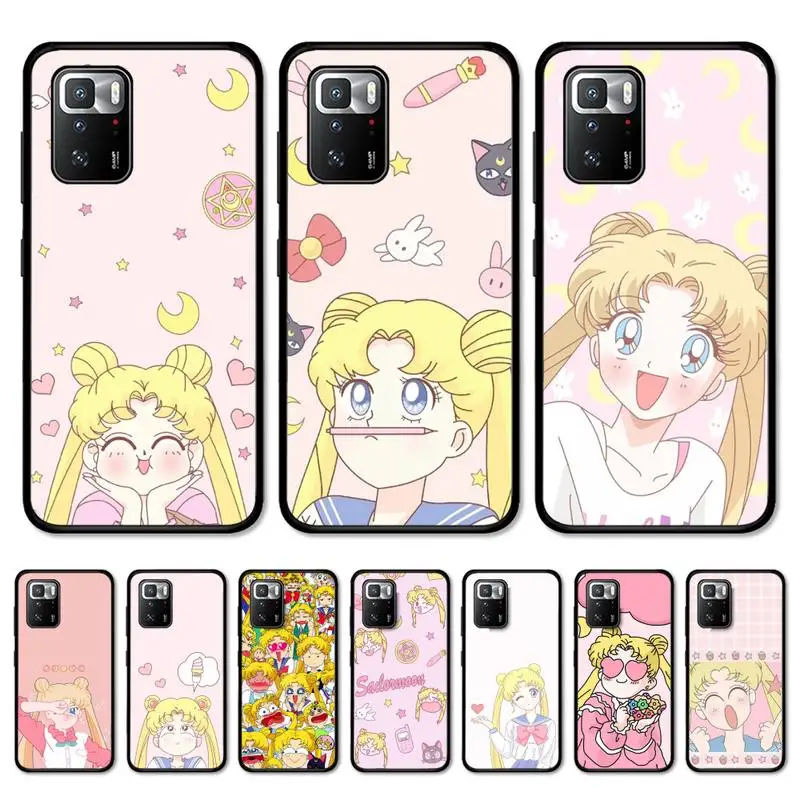

Cute Moon Girl Phone Case for Redmi Note 8 7 9 4 6 pro max T X 5A 3 10 lite pro