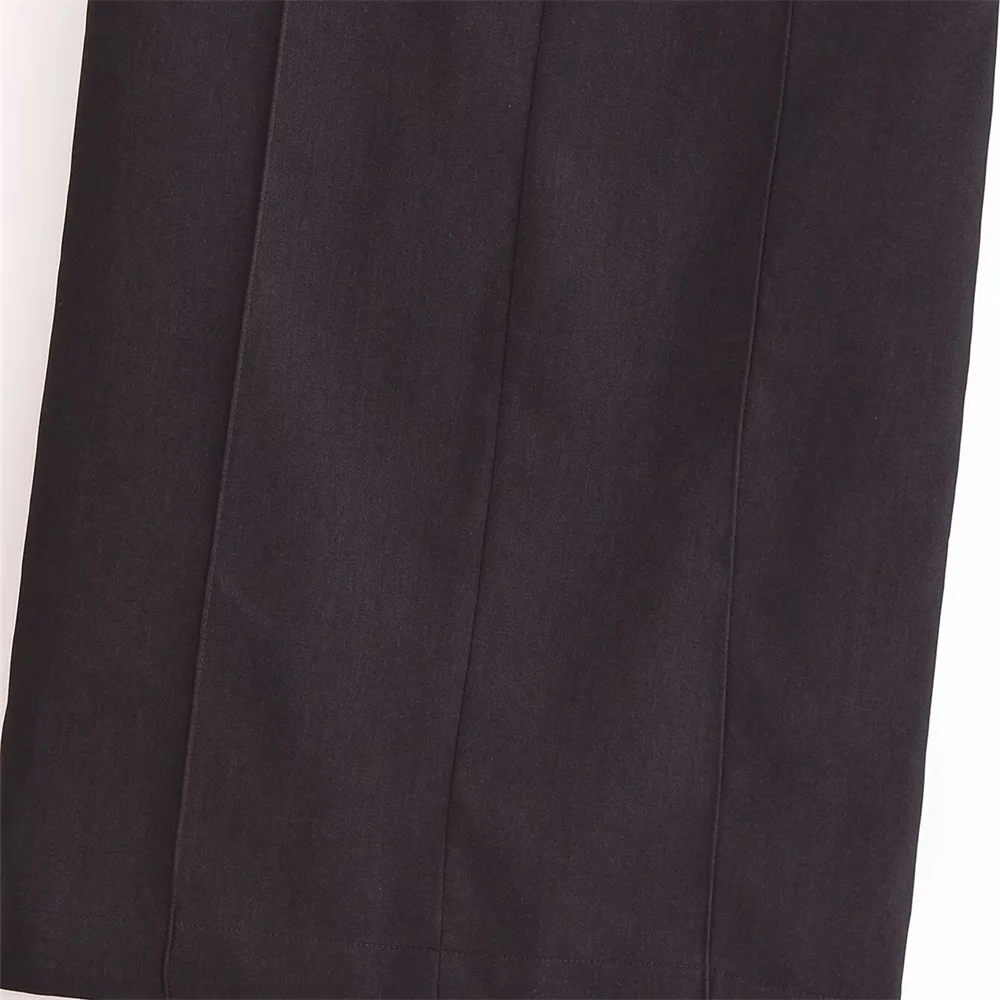 Женская универсальная прямая юбка средней длины PB &amp ZA Однотонная с высокой