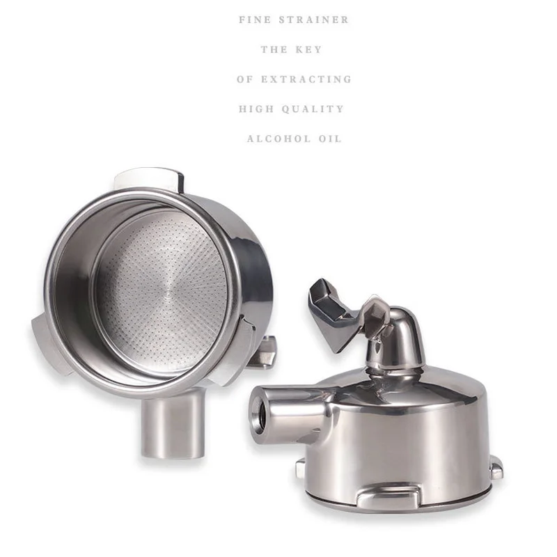 54мм Фильтр-портафильтр для кофеварки Breville 870/875/878/880 с заменяемым двухротным фильтром для эспрессо.