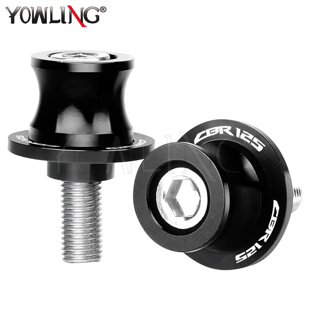 

8MM For Honda CBR125R CBR 125R CBR 125 R 2004-2019 2020 Motorcycle Accessories CNC Aluminum Swingarm Spools Slider Stand Screws