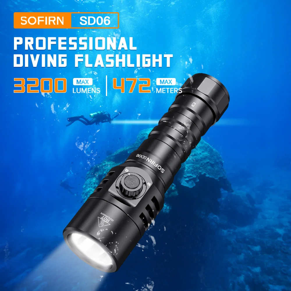 

Sofirn SD06 фонарь для дайвинга